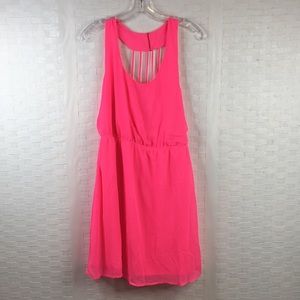No Bo Dress XL 15-17 Pink Sleeveless *2A